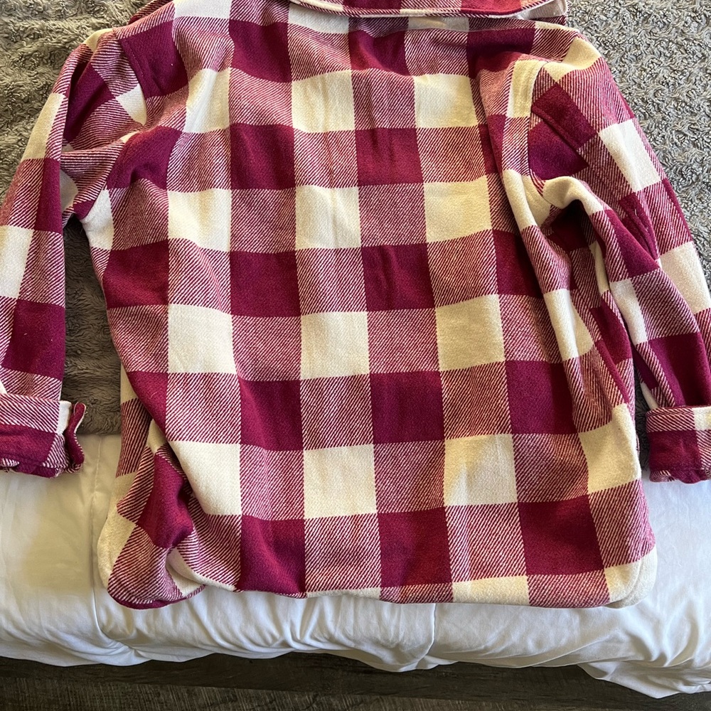 Plaid Button-Up shacket - Picture 3 of 3